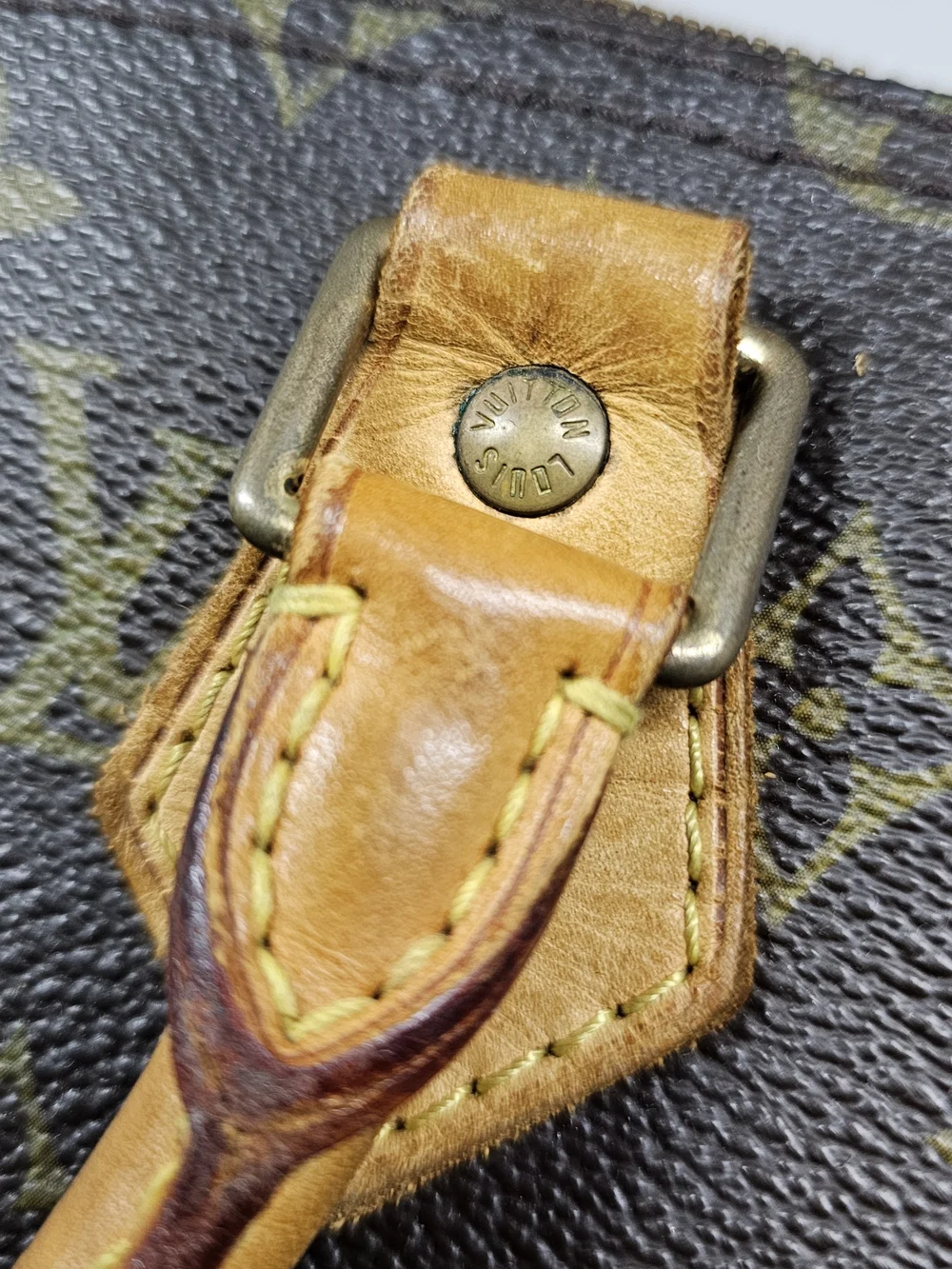 Louis Vuitton Brown Monogram Canvas Travel Bag